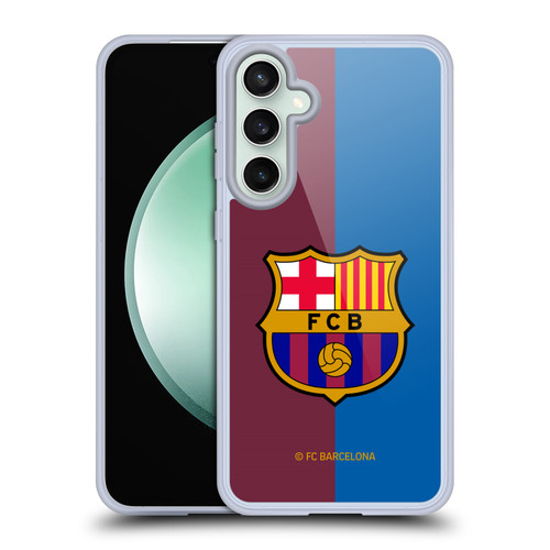 FC Barcelona 2024/25 Crest Kit Home Soft Gel Case for Samsung Galaxy S23 FE 5G