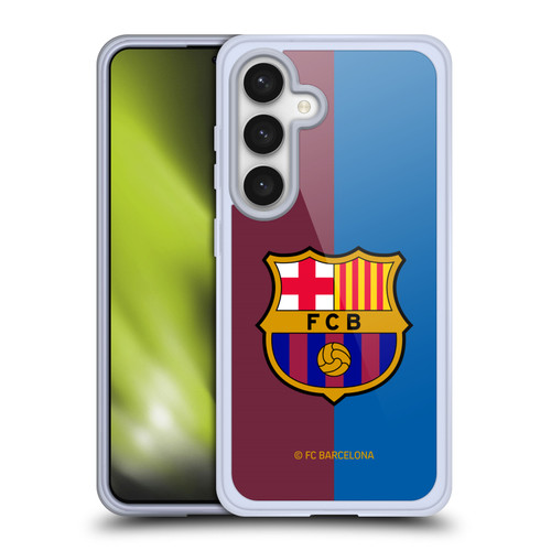 FC Barcelona 2024/25 Crest Kit Home Soft Gel Case for Samsung Galaxy S24 5G