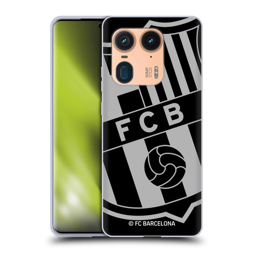 FC Barcelona Crest Oversized Soft Gel Case for Motorola Edge 50 Ultra/X50 Ultra