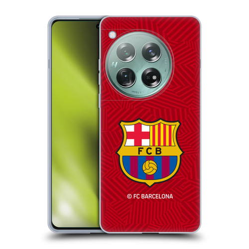 FC Barcelona Crest Red Soft Gel Case for OnePlus 12