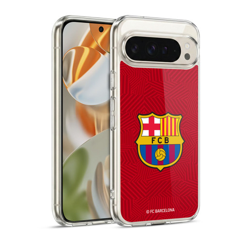 FC Barcelona Crest Red Soft Gel Case for Google Pixel 9 / Pixel 9 Pro