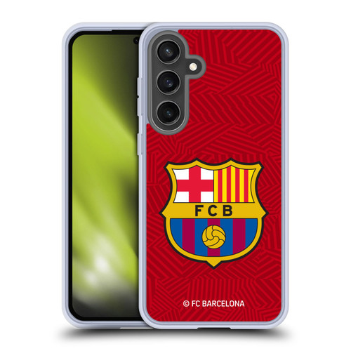 FC Barcelona Crest Red Soft Gel Case for Samsung Galaxy S24 FE & MagSafe