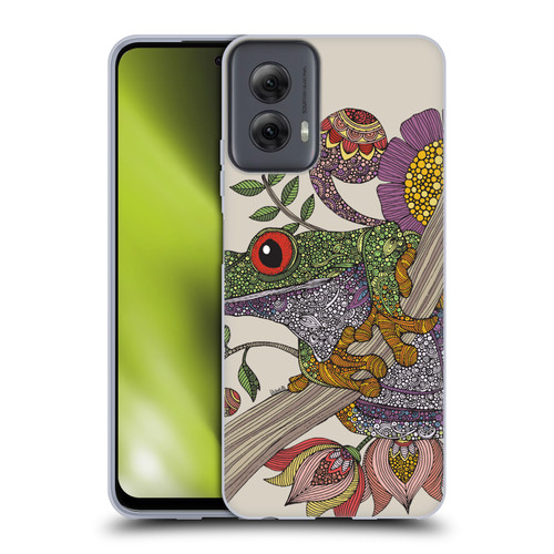 Valentina Animals And Floral Frog Soft Gel Case for Motorola Moto G Power (2024)