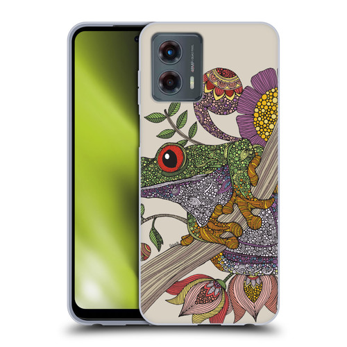 Valentina Animals And Floral Frog Soft Gel Case for Motorola Moto G (2023)