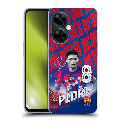 FC Barcelona 2023/24 First Team Pedri Soft Gel Case for OnePlus Nord N30