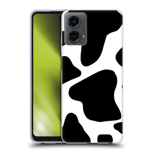 Grace Illustration Animal Prints Cow Soft Gel Case for Motorola Moto G (2024)