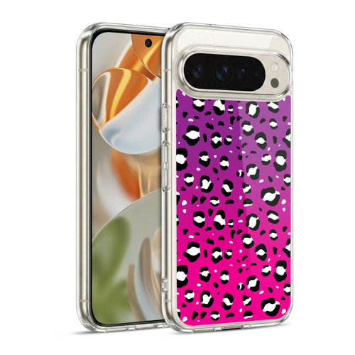 Grace Illustration Animal Prints Pink Leopard Soft Gel Case for Google Pixel 9 / Pixel 9 Pro