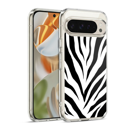 Grace Illustration Animal Prints Zebra Soft Gel Case for Google Pixel 9 / Pixel 9 Pro