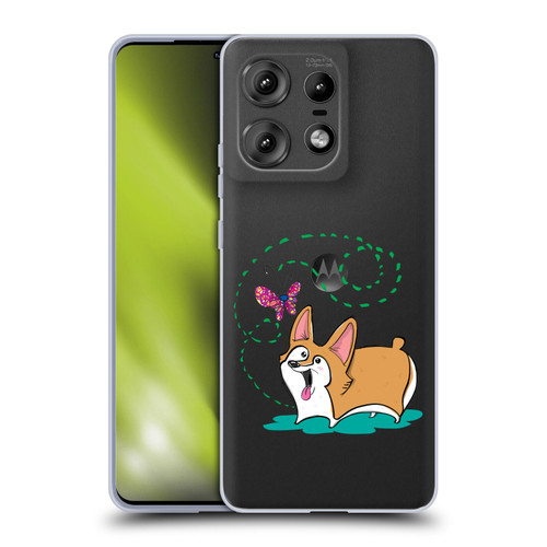 Grace Illustration Dogs Corgi Soft Gel Case for Motorola Edge 50 Pro