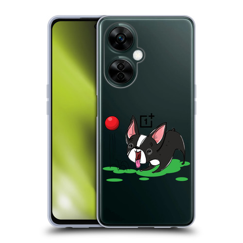 Grace Illustration Dogs Boston Terrier Soft Gel Case for OnePlus Nord N30