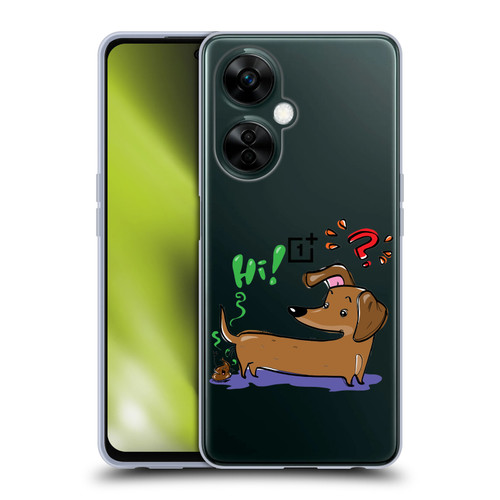 Grace Illustration Dogs Dachshund Soft Gel Case for OnePlus Nord N30