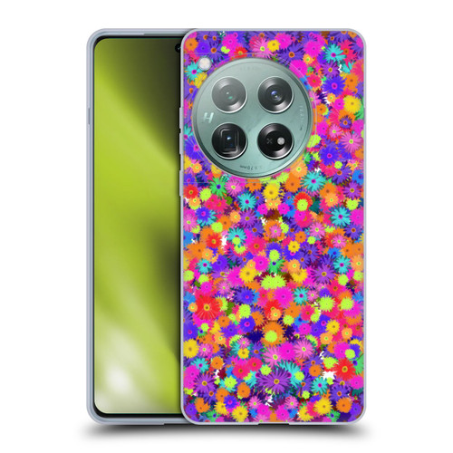 Grace Illustration Lovely Floral Daisies Soft Gel Case for OnePlus 12