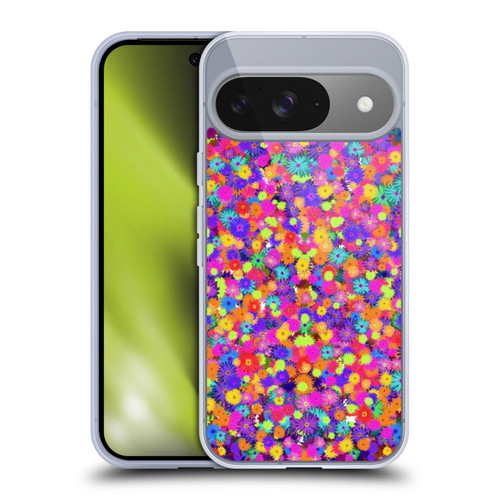 Grace Illustration Lovely Floral Daisies Soft Gel Case for Google Pixel 9 / Pixel 9 Pro
