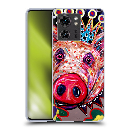 Mad Dog Art Gallery Animals Missy Pig Soft Gel Case for Motorola Edge (2023)