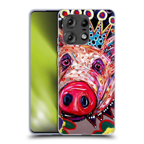 Mad Dog Art Gallery Animals Missy Pig Soft Gel Case for Motorola Edge 50 Pro