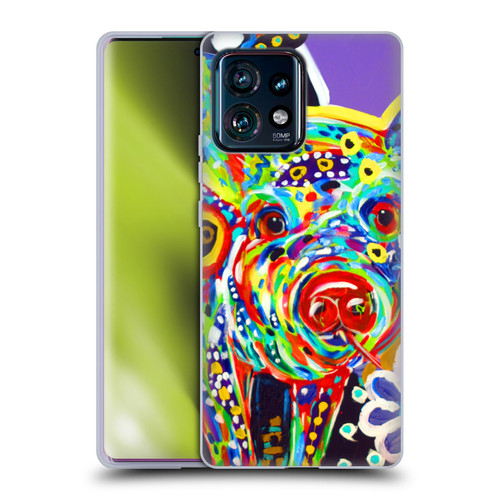 Mad Dog Art Gallery Animals Pig Soft Gel Case for Motorola Edge Plus 2023
