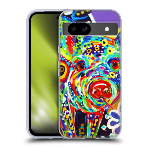 Mad Dog Art Gallery Animals Pig Soft Gel Case for Google Pixel 8a