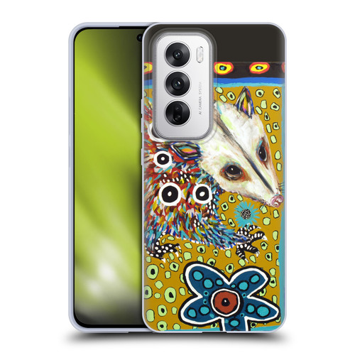 Mad Dog Art Gallery Animals Possum Soft Gel Case for OPPO Reno12 5G
