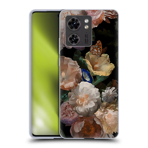 UtArt Antique Flowers Botanical Beauty Soft Gel Case for Motorola Edge (2023)