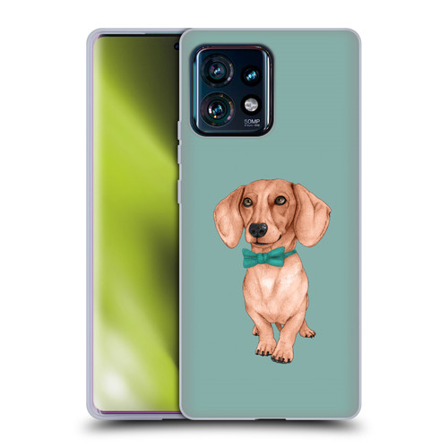 Barruf Dogs Dachshund, The Wiener Soft Gel Case for Motorola Edge Plus 2023