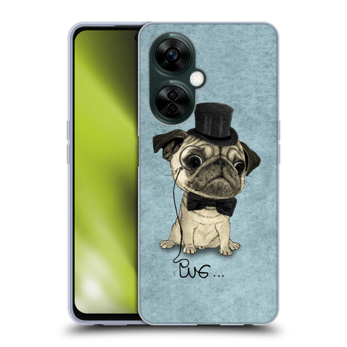 Barruf Dogs Gentle Pug Soft Gel Case for OnePlus Nord N30