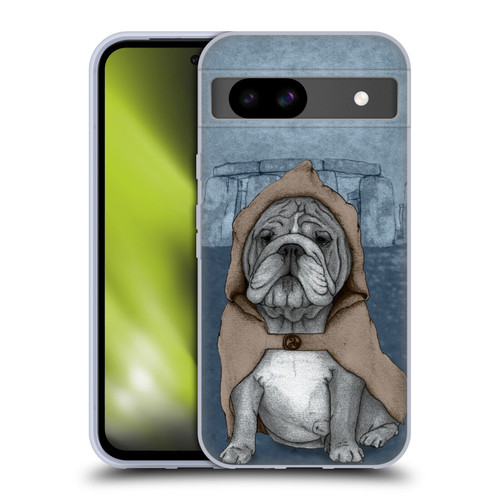 Barruf Dogs English Bulldog Soft Gel Case for Google Pixel 8a