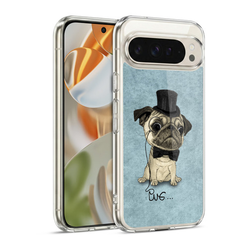 Barruf Dogs Gentle Pug Soft Gel Case for Google Pixel 9 / Pixel 9 Pro