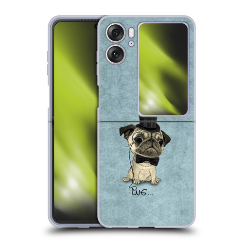 Barruf Dogs Gentle Pug Soft Gel Case for OPPO Find N2 Flip