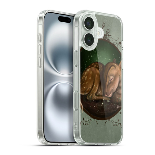 Ash Evans Animals Foundling Fawn Soft Gel Case for Apple iPhone 16 Plus & MagSafe