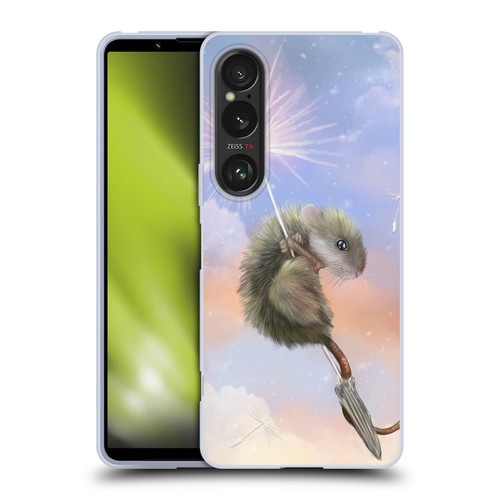 Ash Evans Animals Dandelion Mouse Soft Gel Case for Sony Xperia 1 VI 5G