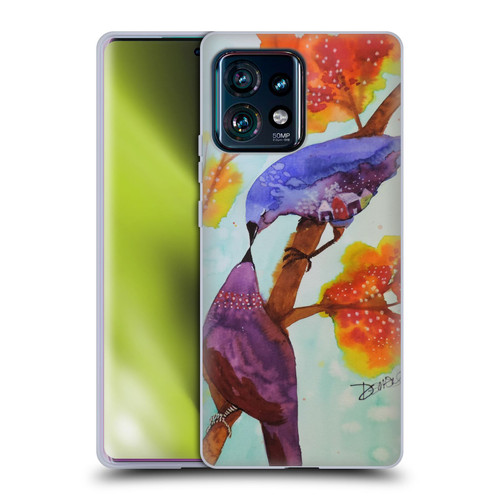 Sylvie Demers Birds 3 Kissing Soft Gel Case for Motorola Edge Plus 2023