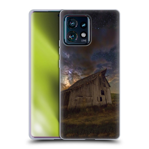 Royce Bair Nightscapes Bear Lake Old Barn Soft Gel Case for Motorola Edge Plus 2023