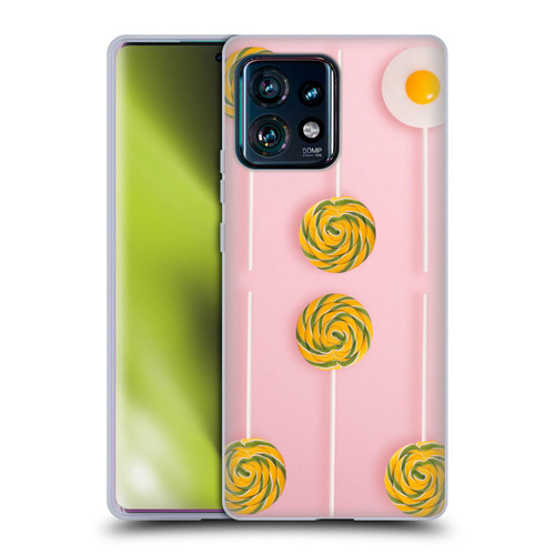 Pepino De Mar Patterns 2 Lollipop Soft Gel Case for Motorola Edge Plus 2023
