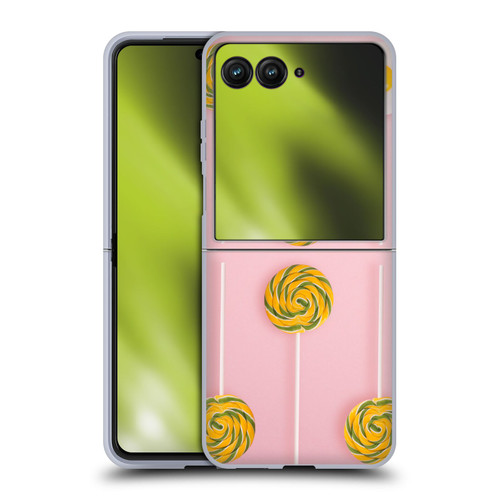Pepino De Mar Patterns 2 Lollipop Soft Gel Case for Motorola Razr 50 Ultra