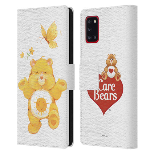 Care Bears Classic Funshine Leather Book Wallet Case Cover For Samsung Galaxy A31 (2020)
