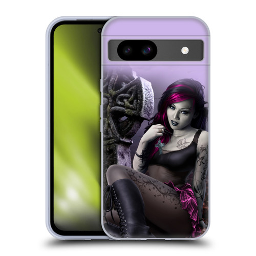 Tom Wood Fantasy Goth Girl Vampire Soft Gel Case for Google Pixel 8a