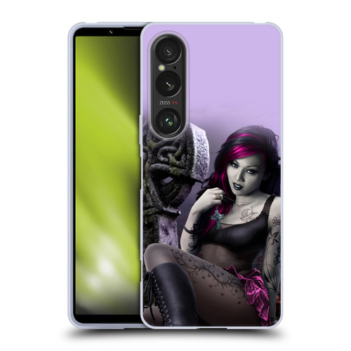 Tom Wood Fantasy Goth Girl Vampire Soft Gel Case for Sony Xperia 1 VI 5G