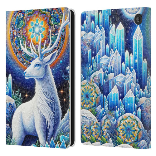 Shambhala Light Visionary Art Celestial Graphics Scared Spirit Leather Book Wallet Case Cover For Amazon Fire 7 2022