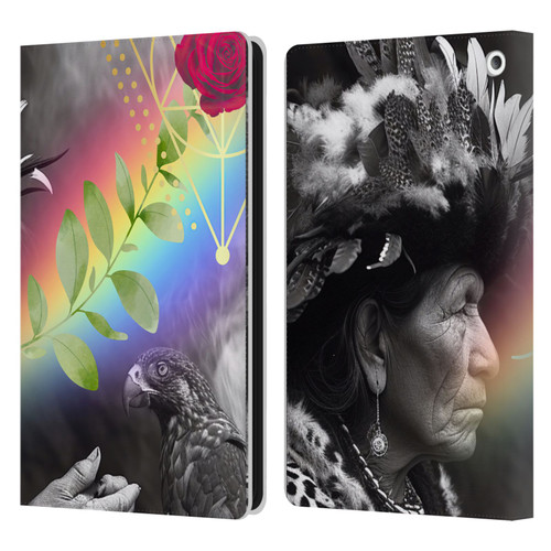 Shambhala Light Visionary Art Celestial Graphics Rosey Visions Leather Book Wallet Case Cover For Amazon Fire HD 8/Fire HD 8 Plus 2020