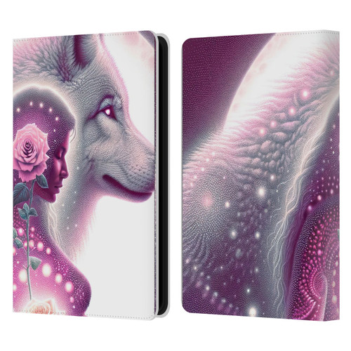 Shambhala Light Visionary Art Celestial Graphics Maternal Love Leather Book Wallet Case Cover For Amazon Kindle Paperwhite 5 (2021)