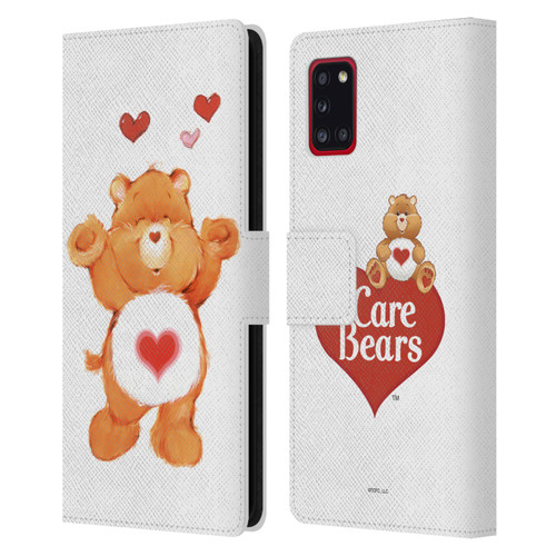 Care Bears Classic Tenderheart Leather Book Wallet Case Cover For Samsung Galaxy A31 (2020)