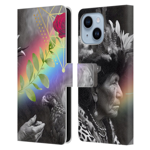 Shambhala Light Visionary Art Celestial Graphics Rosey Visions Leather Book Wallet Case Cover For Apple iPhone 14 Plus