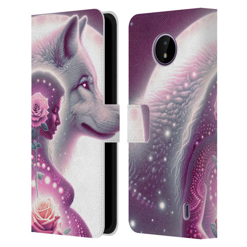 Shambhala Light Visionary Art Celestial Graphics Maternal Love Leather Book Wallet Case Cover For Nokia C10 / C20