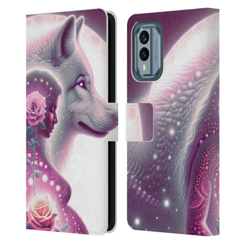 Shambhala Light Visionary Art Celestial Graphics Maternal Love Leather Book Wallet Case Cover For Nokia X30