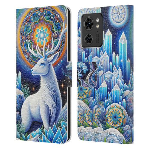 Shambhala Light Visionary Art Celestial Graphics Scared Spirit Leather Book Wallet Case Cover For Motorola Moto Edge 40