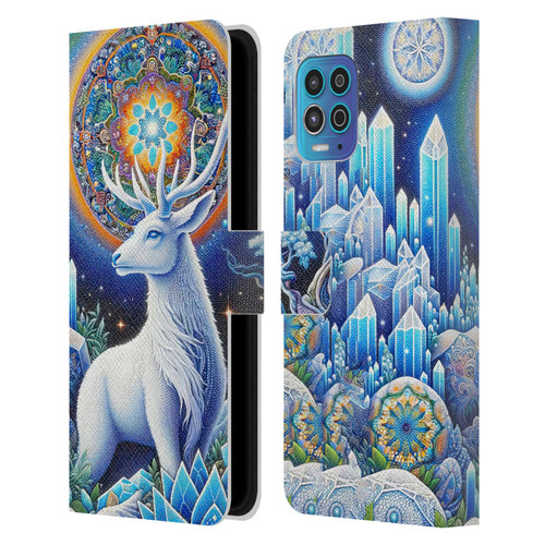 Shambhala Light Visionary Art Celestial Graphics Scared Spirit Leather Book Wallet Case Cover For Motorola Moto G100