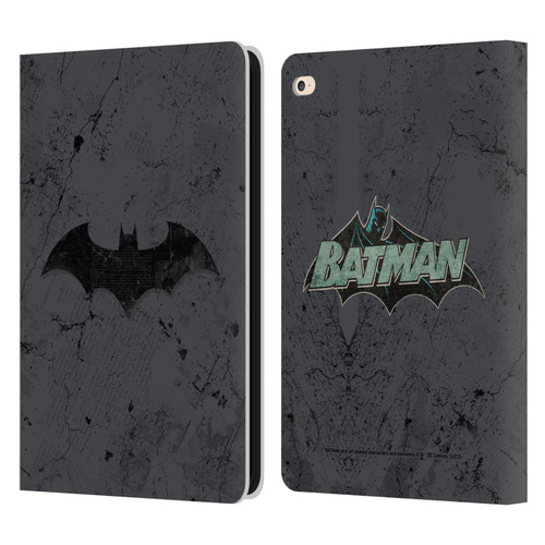 Batman DC Comics Hush Logo Distressed Leather Book Wallet Case Cover For Apple iPad Air 2 (2014)