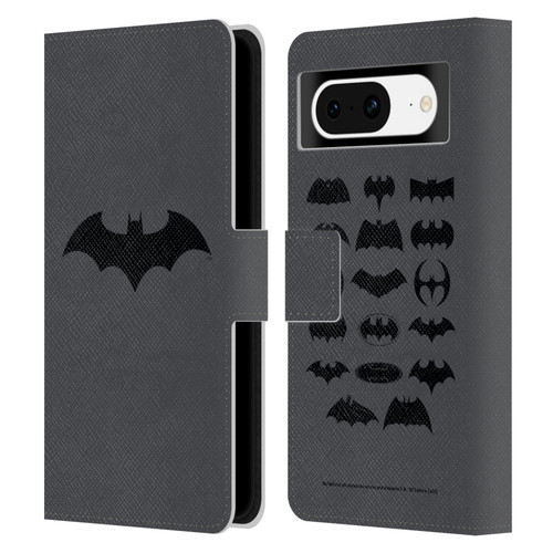Batman DC Comics Logos Hush Leather Book Wallet Case Cover For Google Pixel 8
