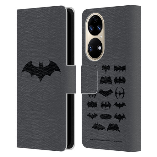 Batman DC Comics Logos Hush Leather Book Wallet Case Cover For Huawei P50