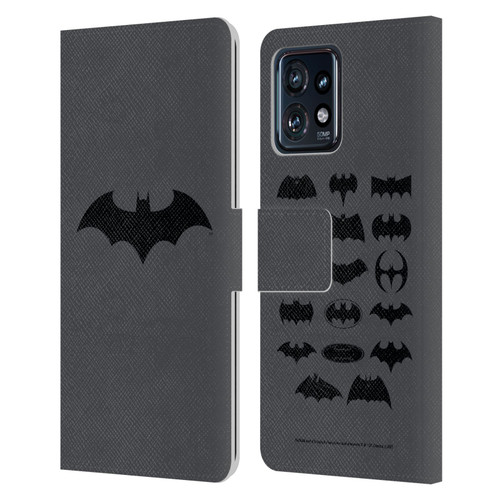 Batman DC Comics Logos Hush Leather Book Wallet Case Cover For Motorola Moto Edge 40 Pro